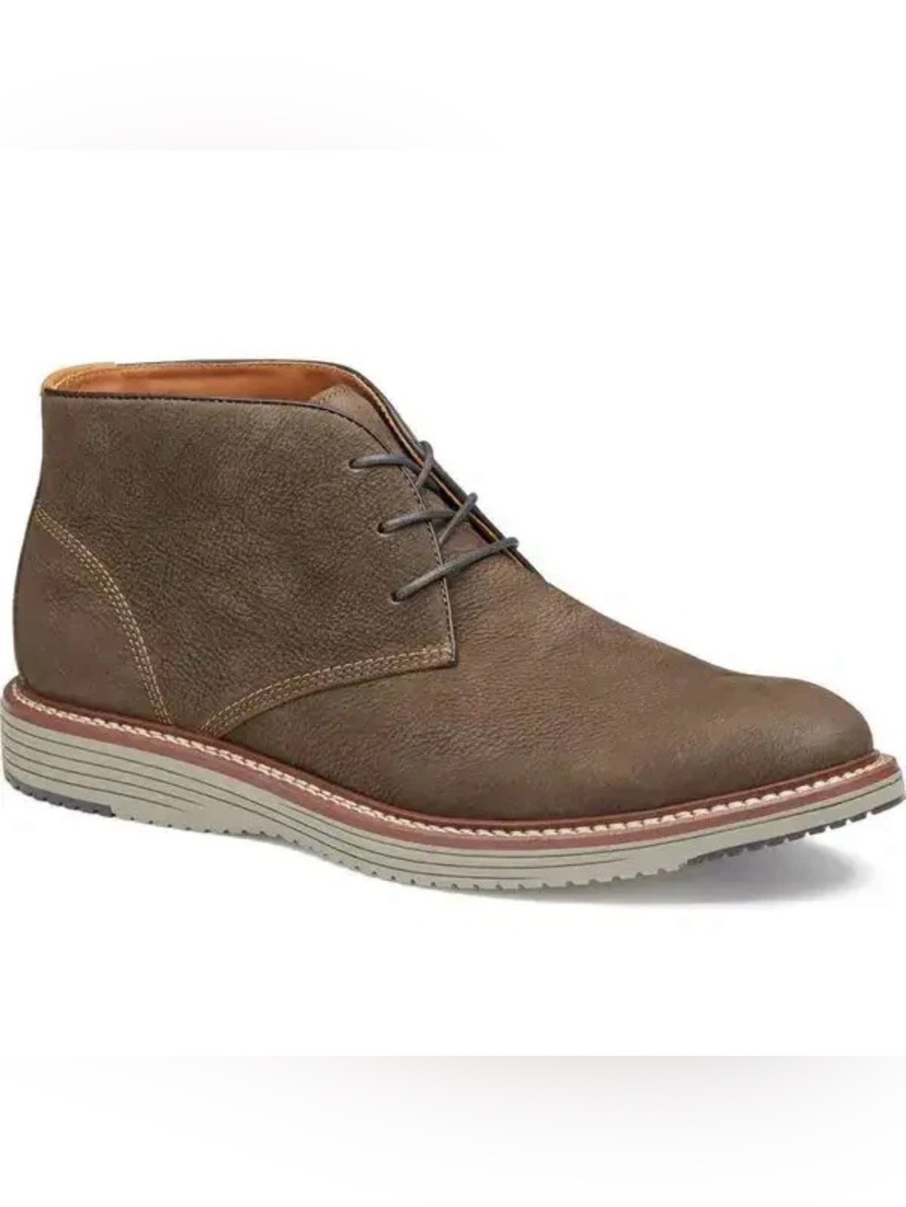 Johnston & Murphy Men's Upton Chukka Boots Brown Nubuck Size 8.5 NIB